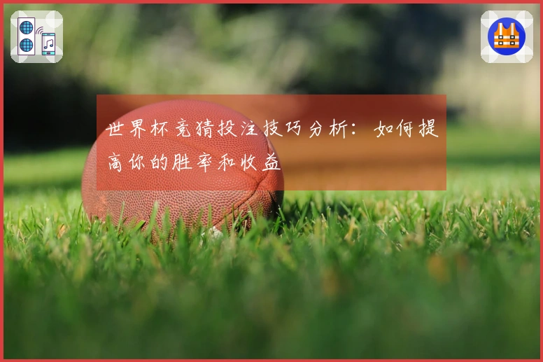 世界杯竞猜投注技巧分析：如何提高你的胜率和收益
